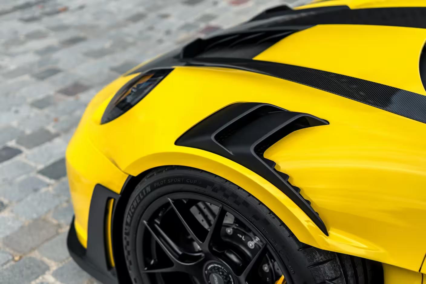 Porsche 911 GT3 RS – Aérodynamisme actif inspiré de la F1