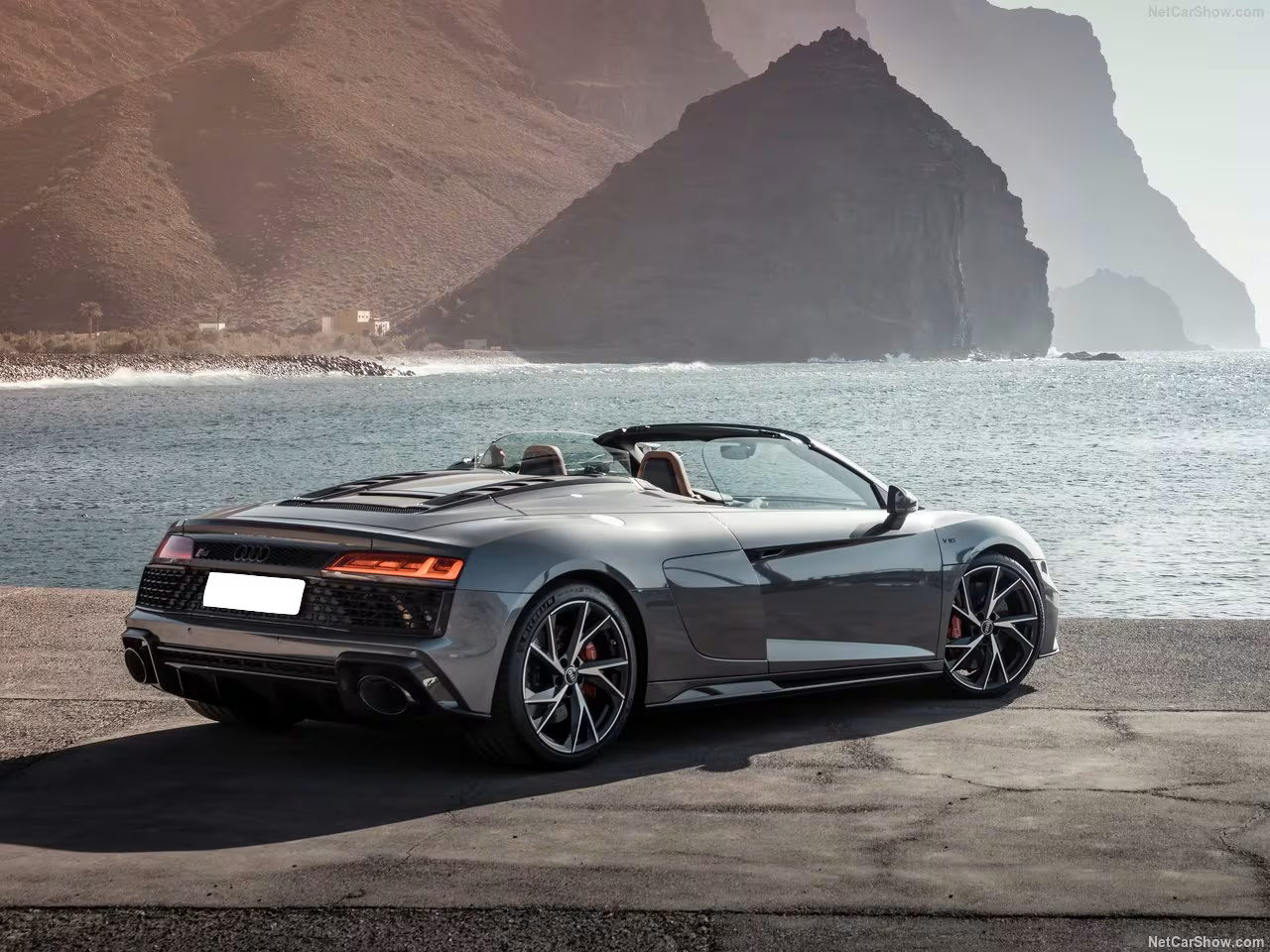 Audi R8 V10 Spyder Performance – Capote souple électrique ultrarapide (20 sec jusqu’à 50 km/h)