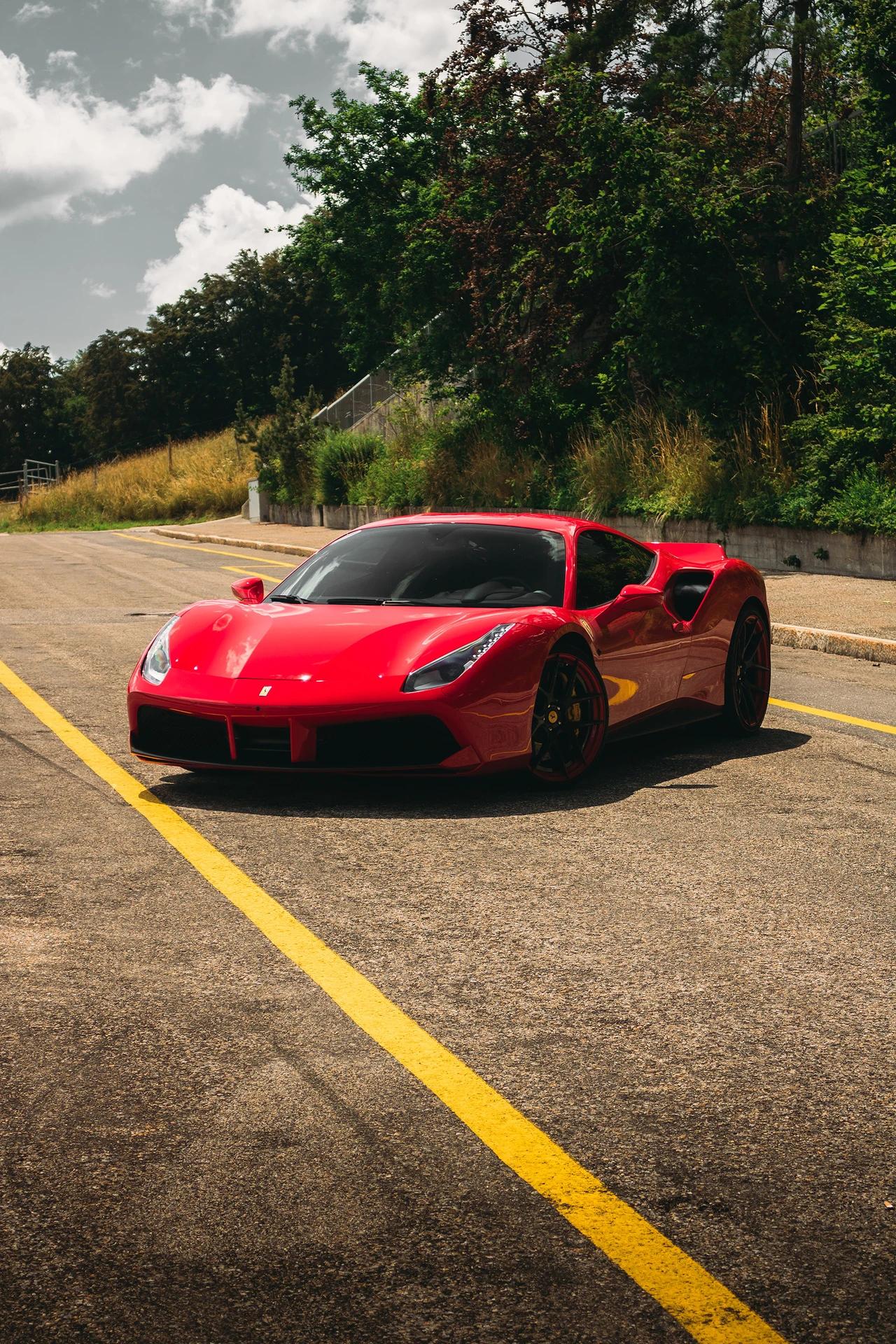 Ferrari 488 GTB rental: a luxury car combining power and design