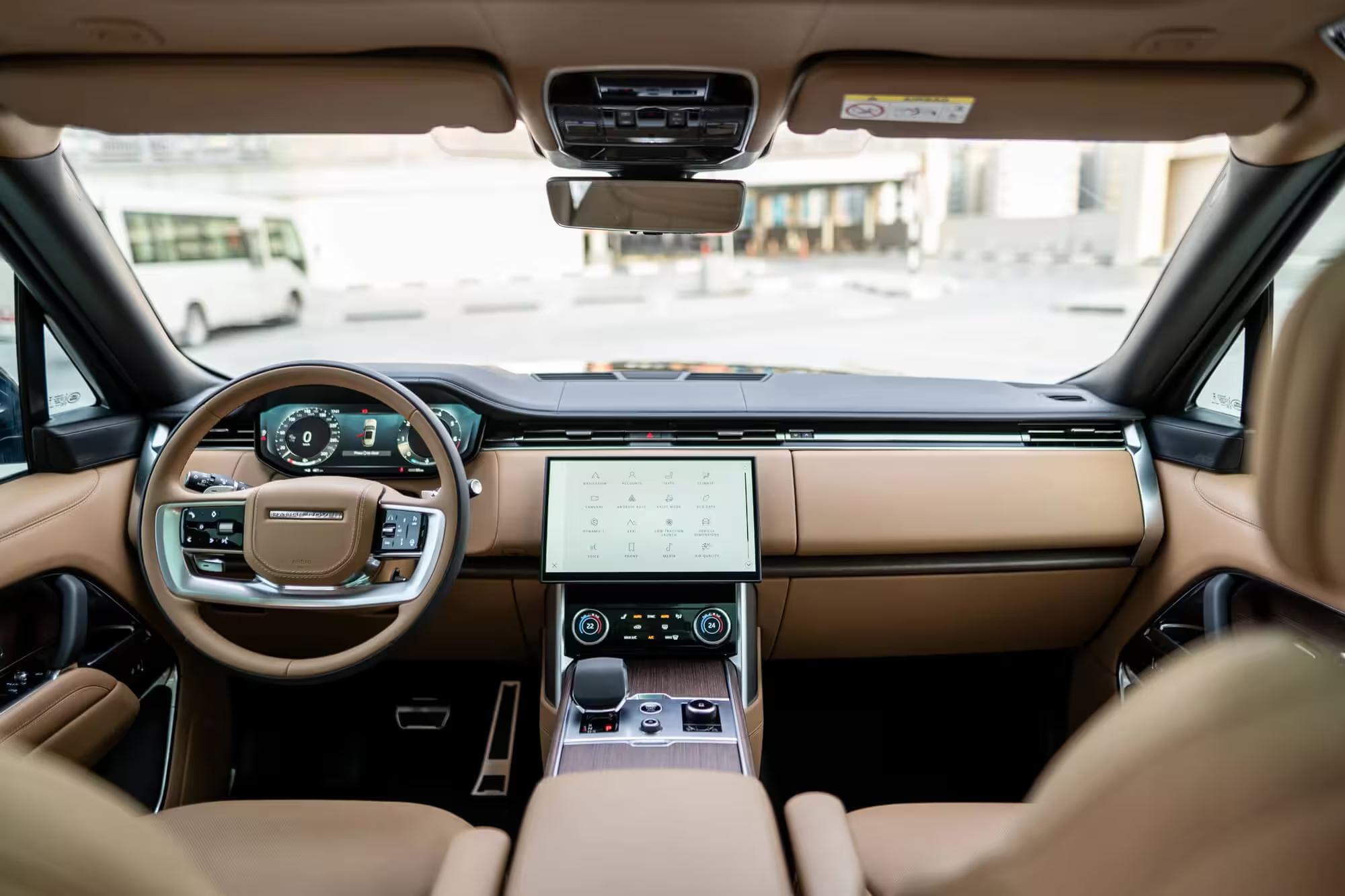 Intérieur beige Range Rover 2025