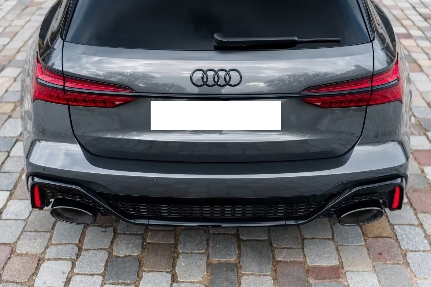 Audi RS6 – Diffuseur arrière et sorties d’échappement RS