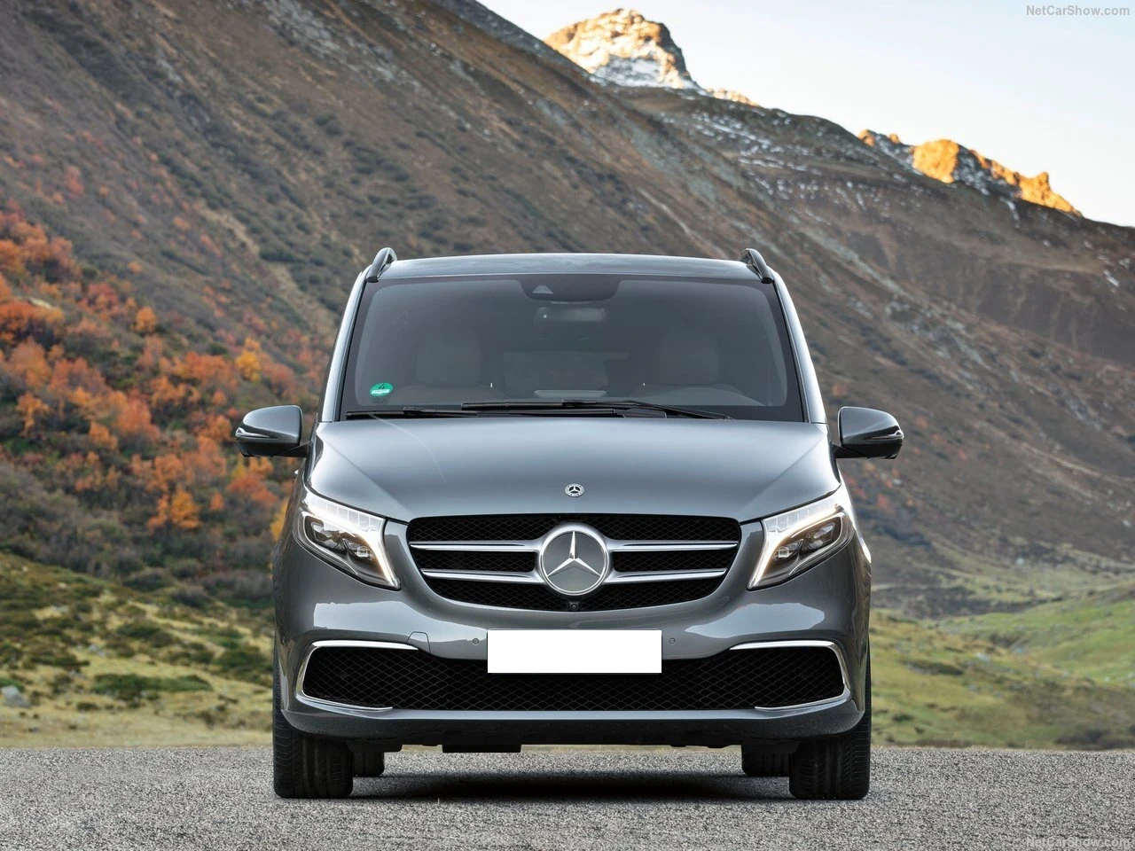 Face avant classe V Mercedes gris