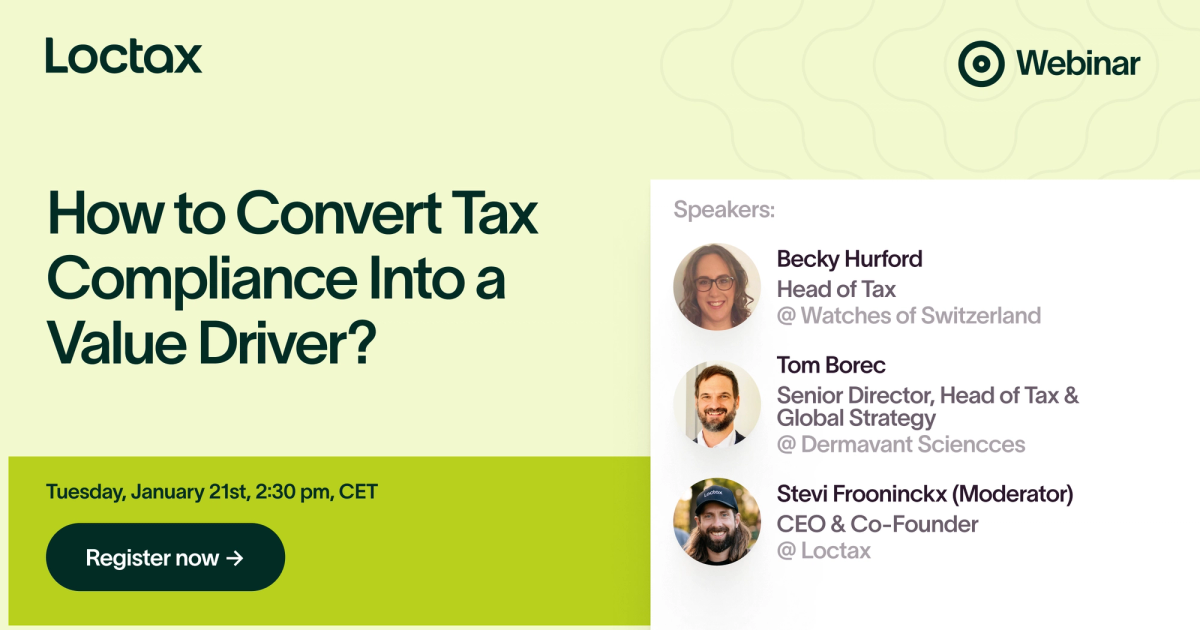 Loctax · How to Convert Tax Compliance Into a Value Driver