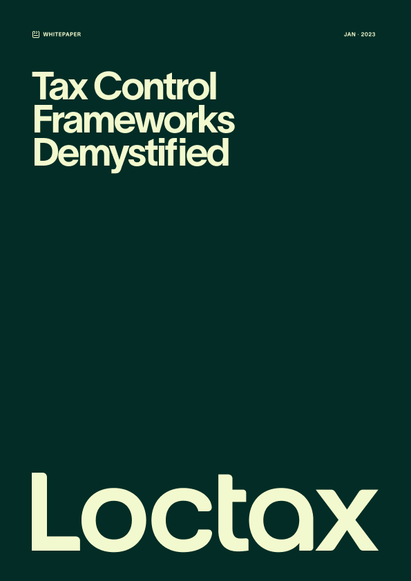 Tax Control Frameworks Demystified