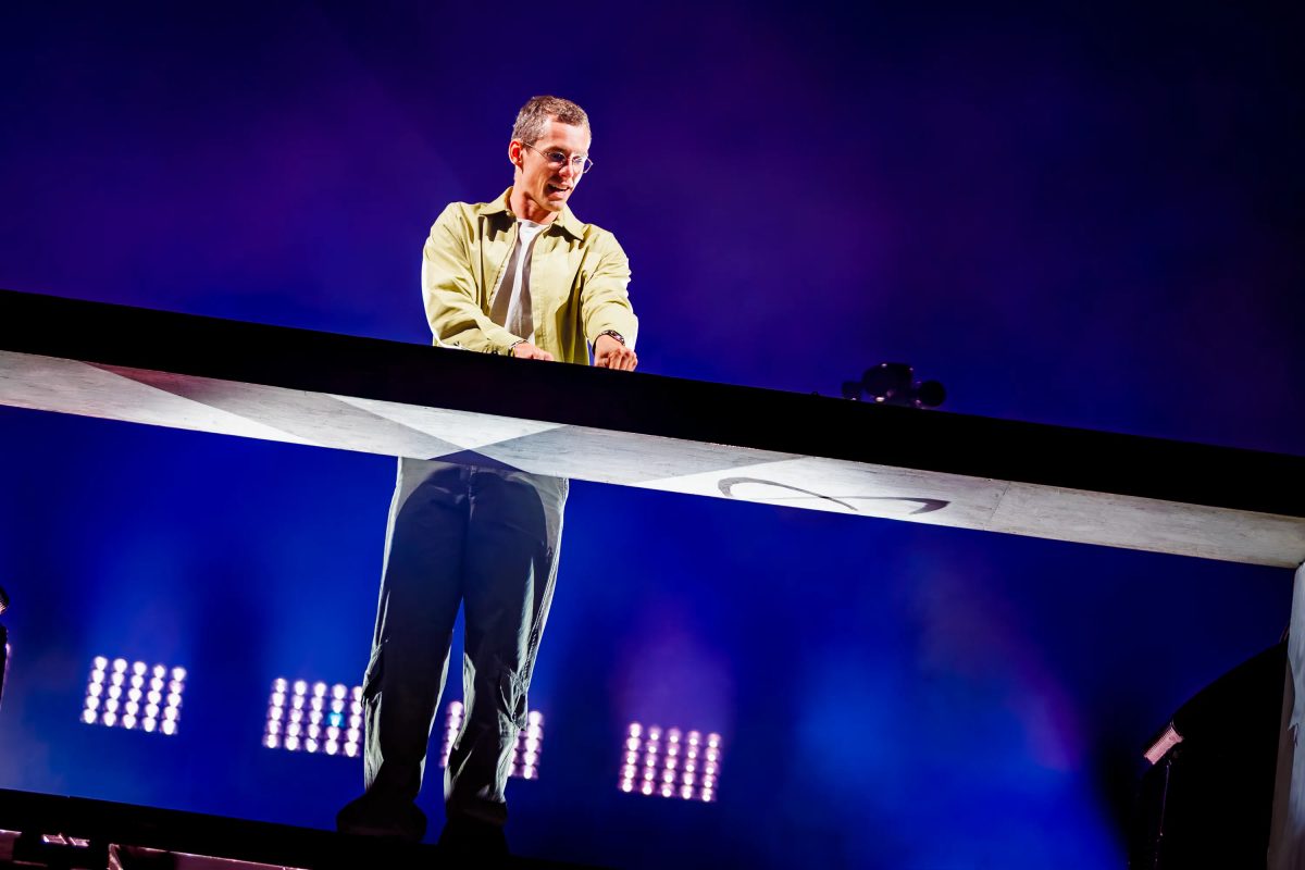 Lost Frequencies tijdens het optreden op Mayhem bij Hullabaloo 2025.