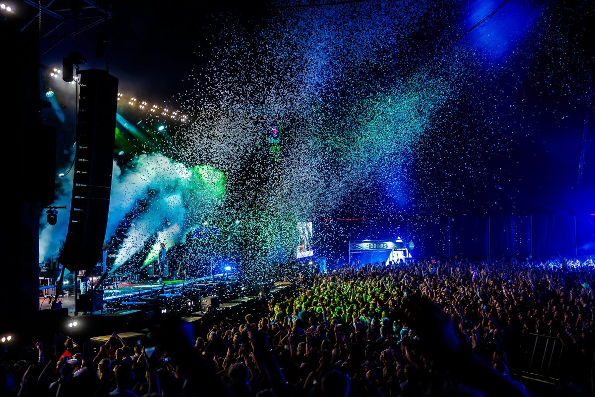The Dirty Daddies tijdens het optreden op Mainstage bij Appelpop 2026.