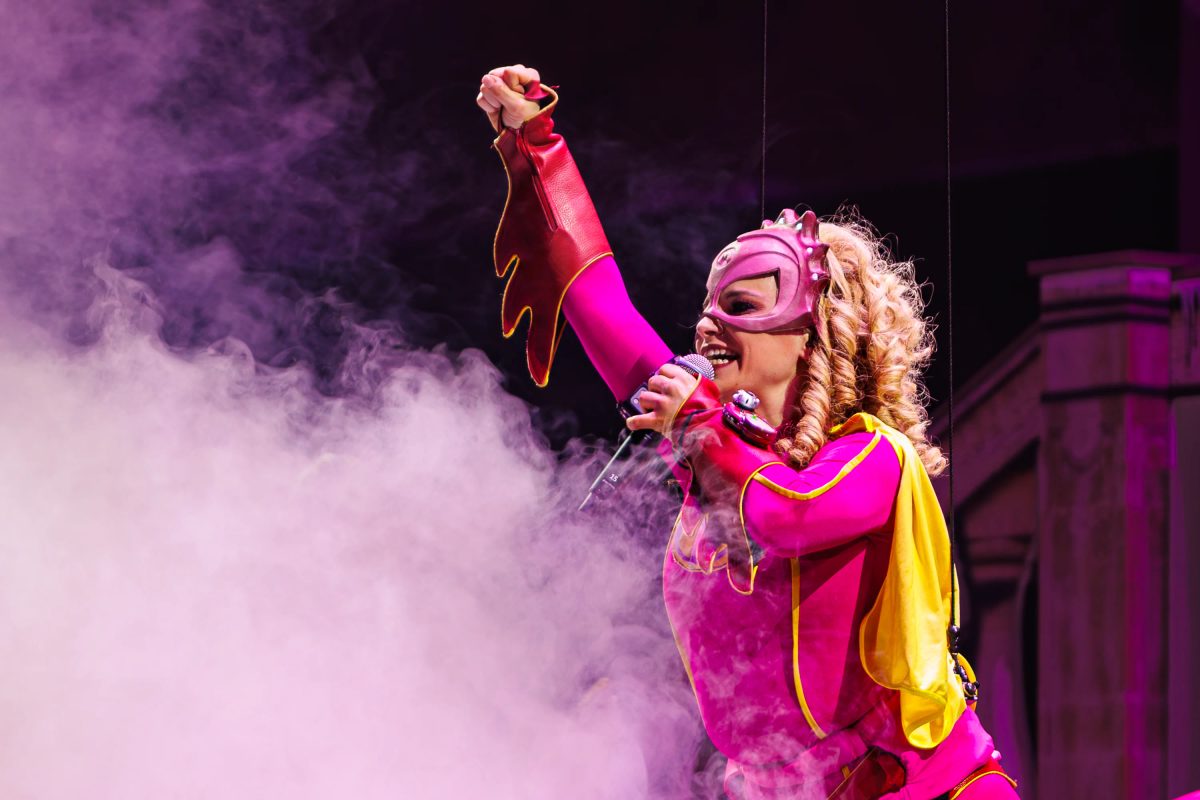 Mega Mindy tijdens het optreden bij Studio 100 SingAlong 2025.