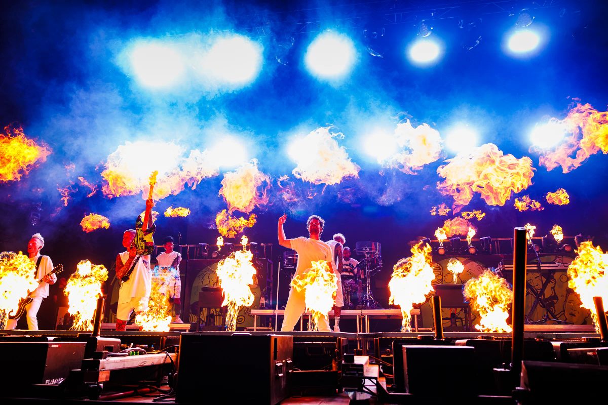 The Dirty Daddies tijdens het optreden op Mainstage bij Appelpop 2026.