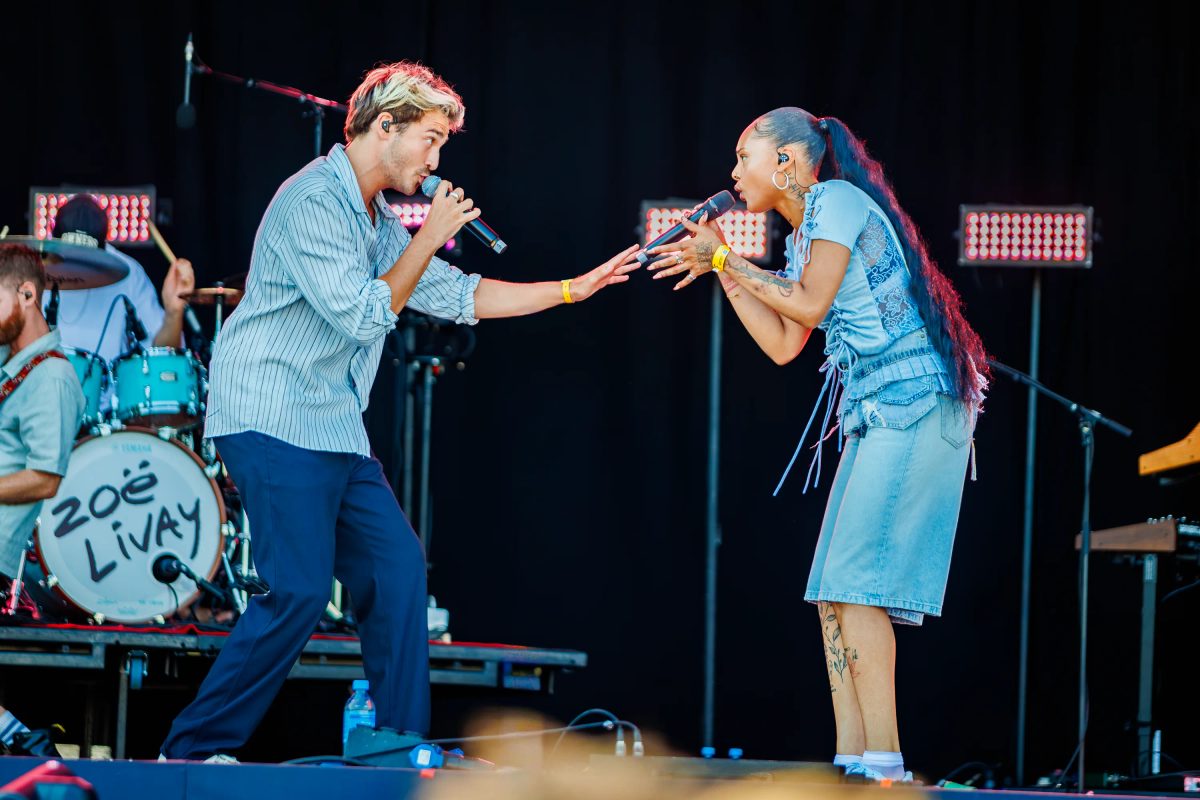 Zoë Livay en Aaron Blommaert tijdens het optreden op Umoja bij Concert at SEA 2026.