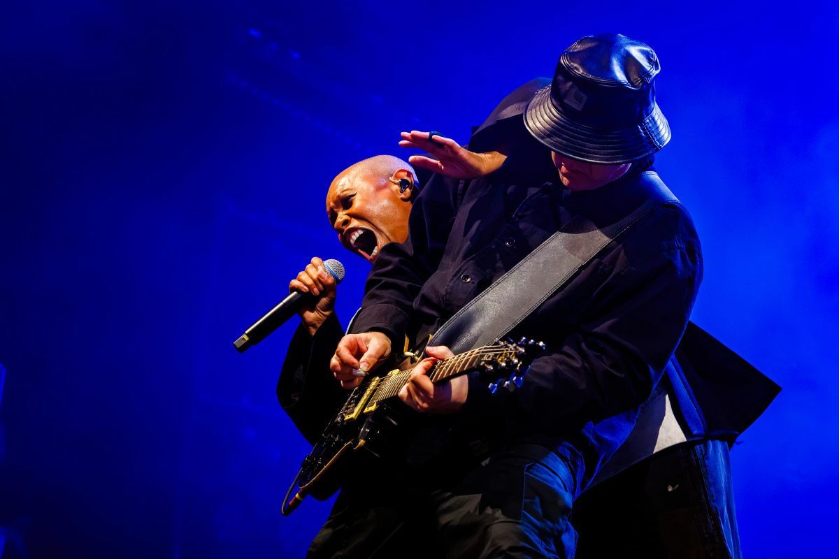 Skunk Anansie performing on BUD MAINSTAGE at Dauwpop 2026.