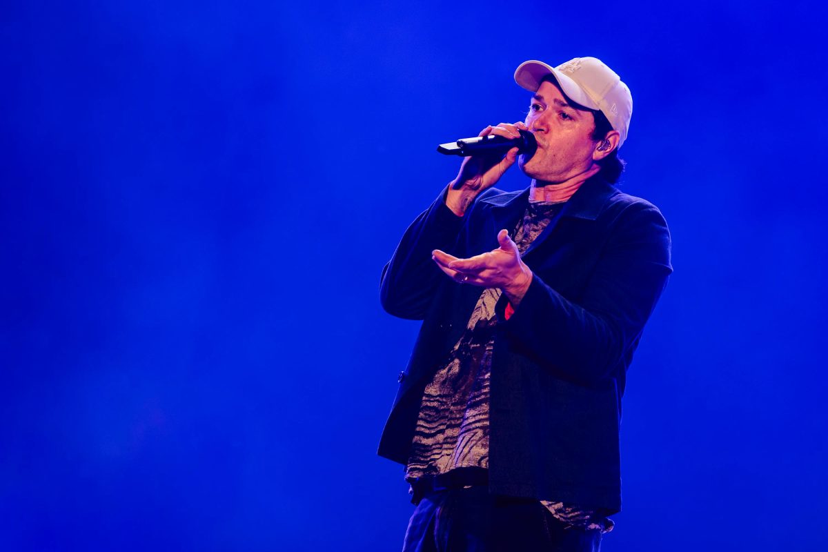 The Script tijdens het optreden op Mayhem bij Hullabaloo 2025.