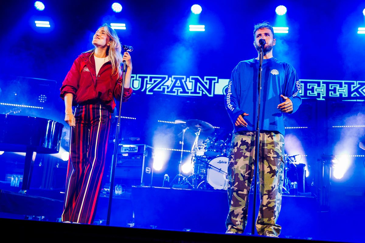 Suzan & Freek tijdens het optreden op Mainstage bij Appelpop 2026.