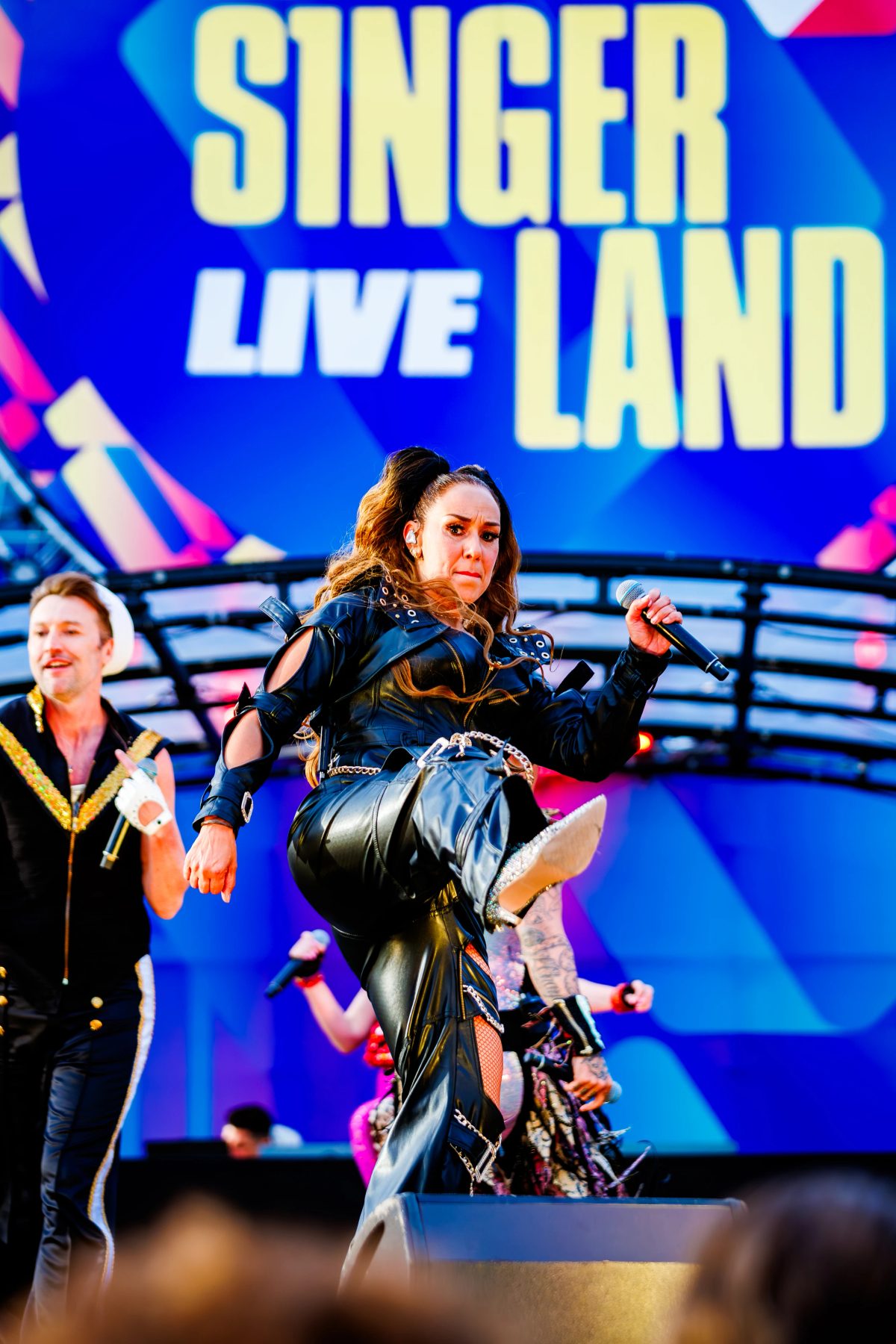 Vengaboys tijdens het optreden op Mainstage bij Lansingerland Live 2026.