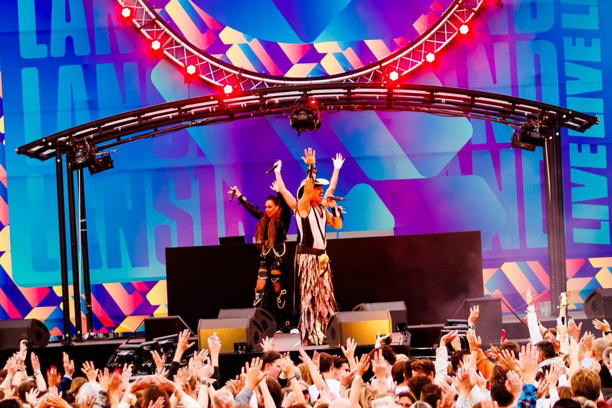 Vengaboys tijdens het optreden op Mainstage bij Lansingerland Live 2026.