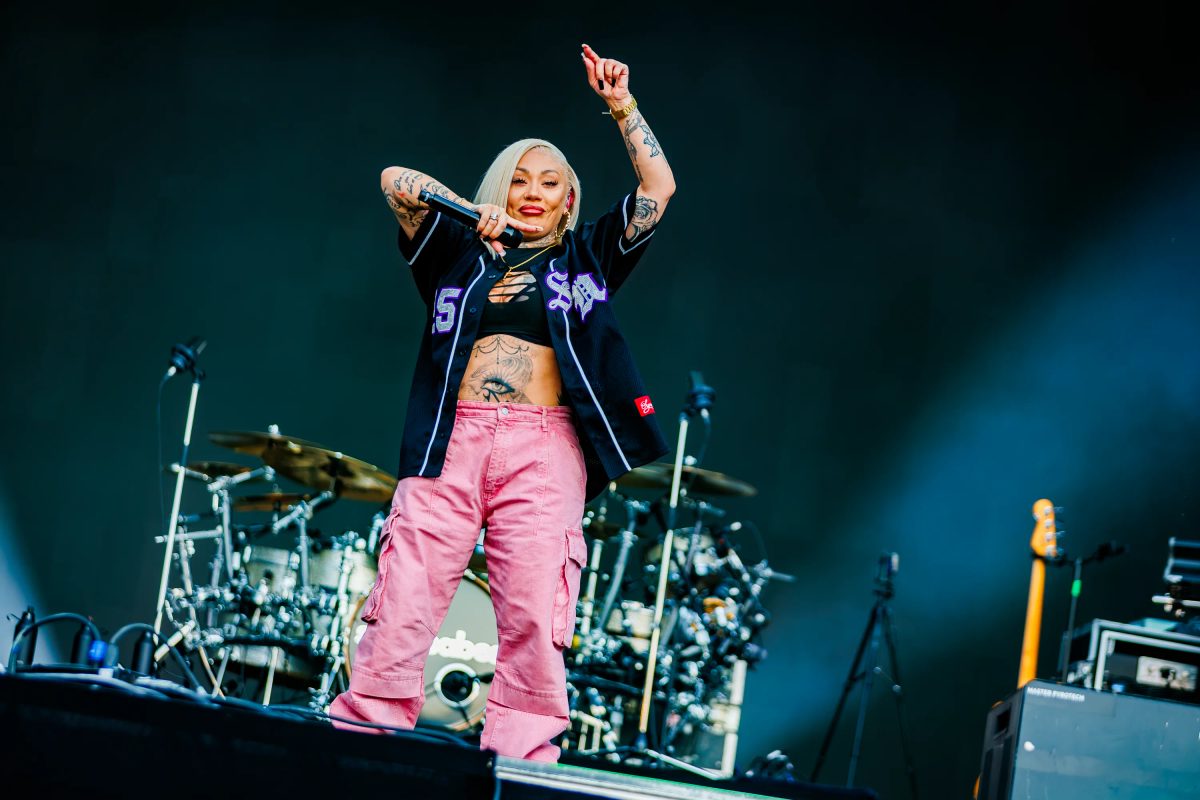Mutya Buena (Sugababes) performing on Mayhem at Hullabaloo 2025.