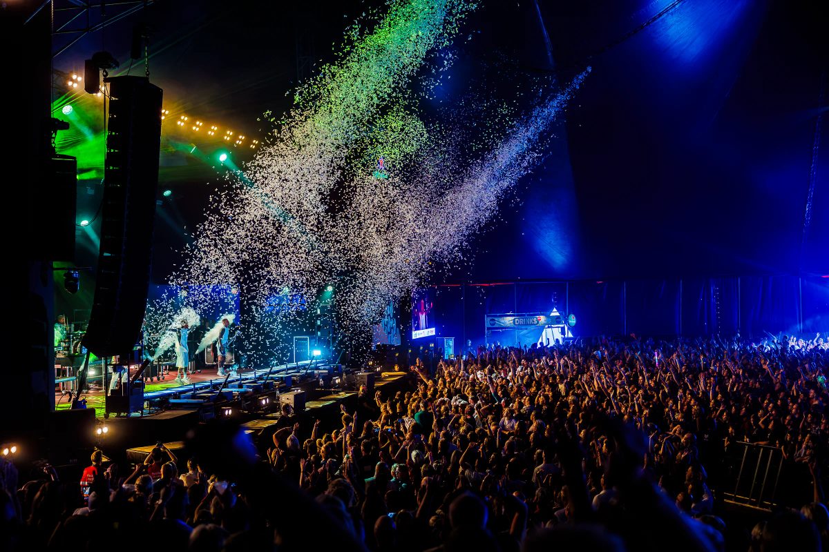 The Dirty Daddies tijdens het optreden op Mainstage bij Appelpop 2026.