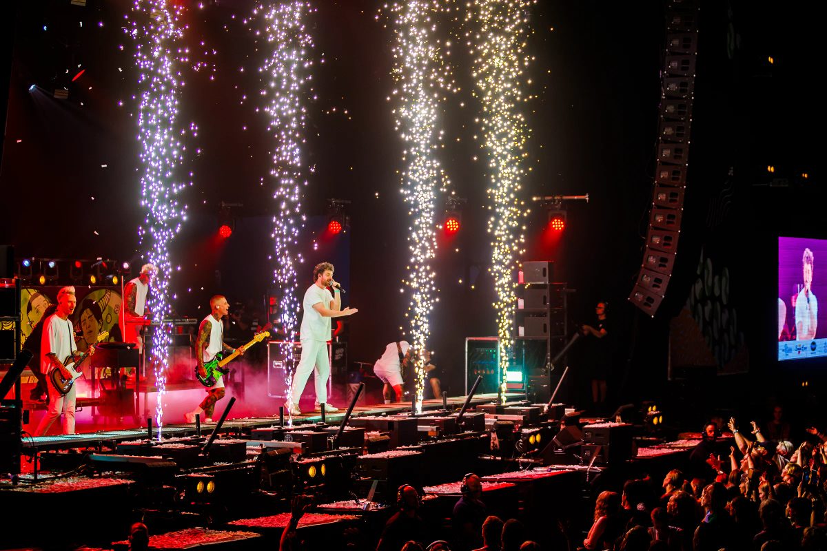 The Dirty Daddies tijdens het optreden op Mainstage bij Appelpop 2026.