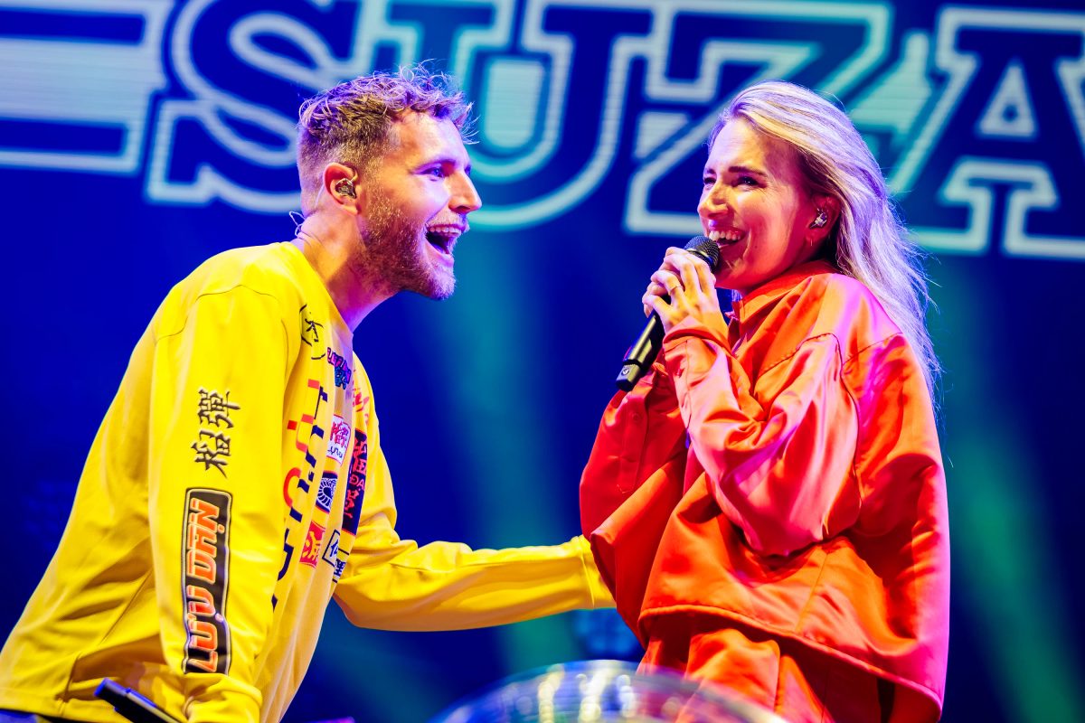 Suzan & Freek tijdens het optreden op Zeeland bij Concert at SEA 2026.