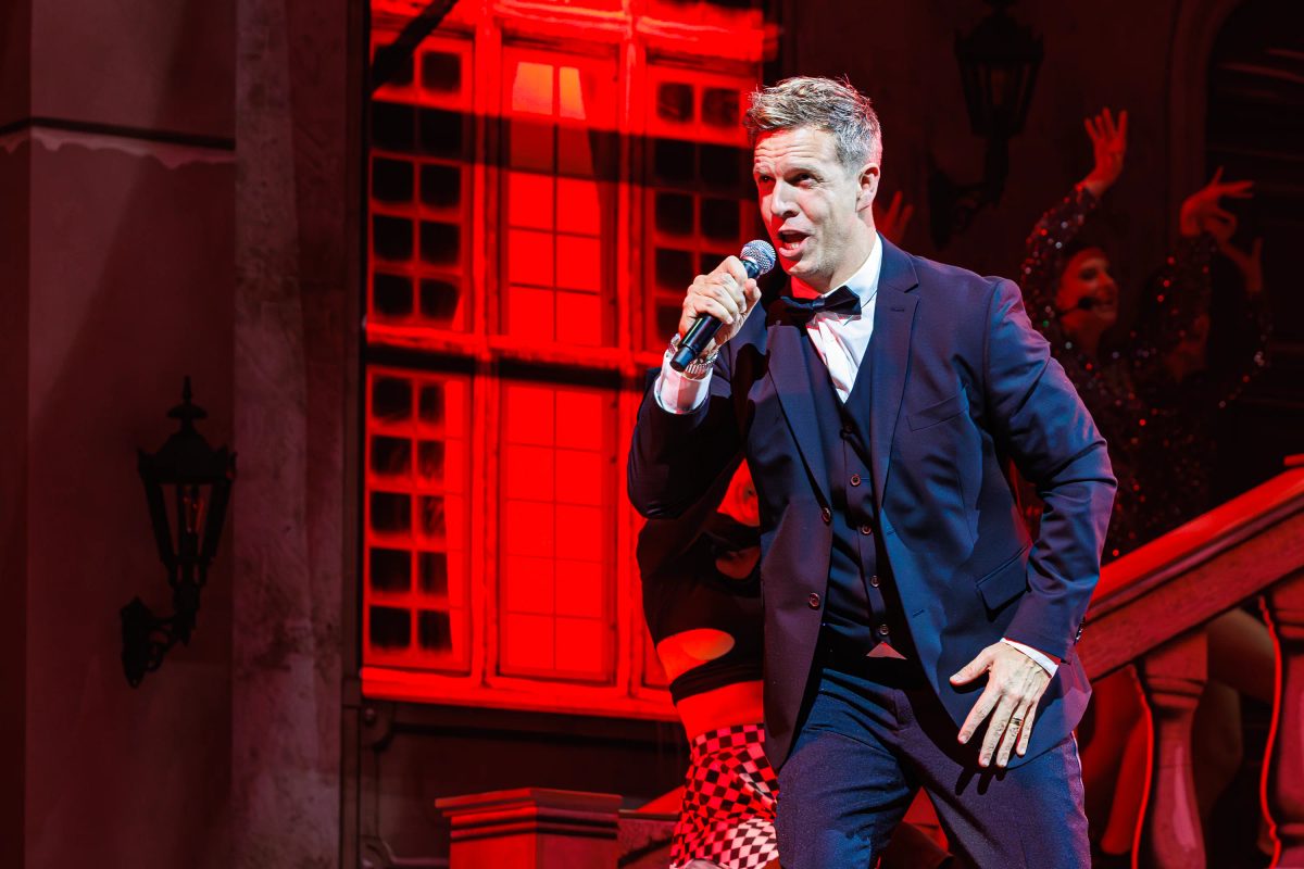 James Cooke tijdens het optreden bij Studio 100 SingAlong 2025.