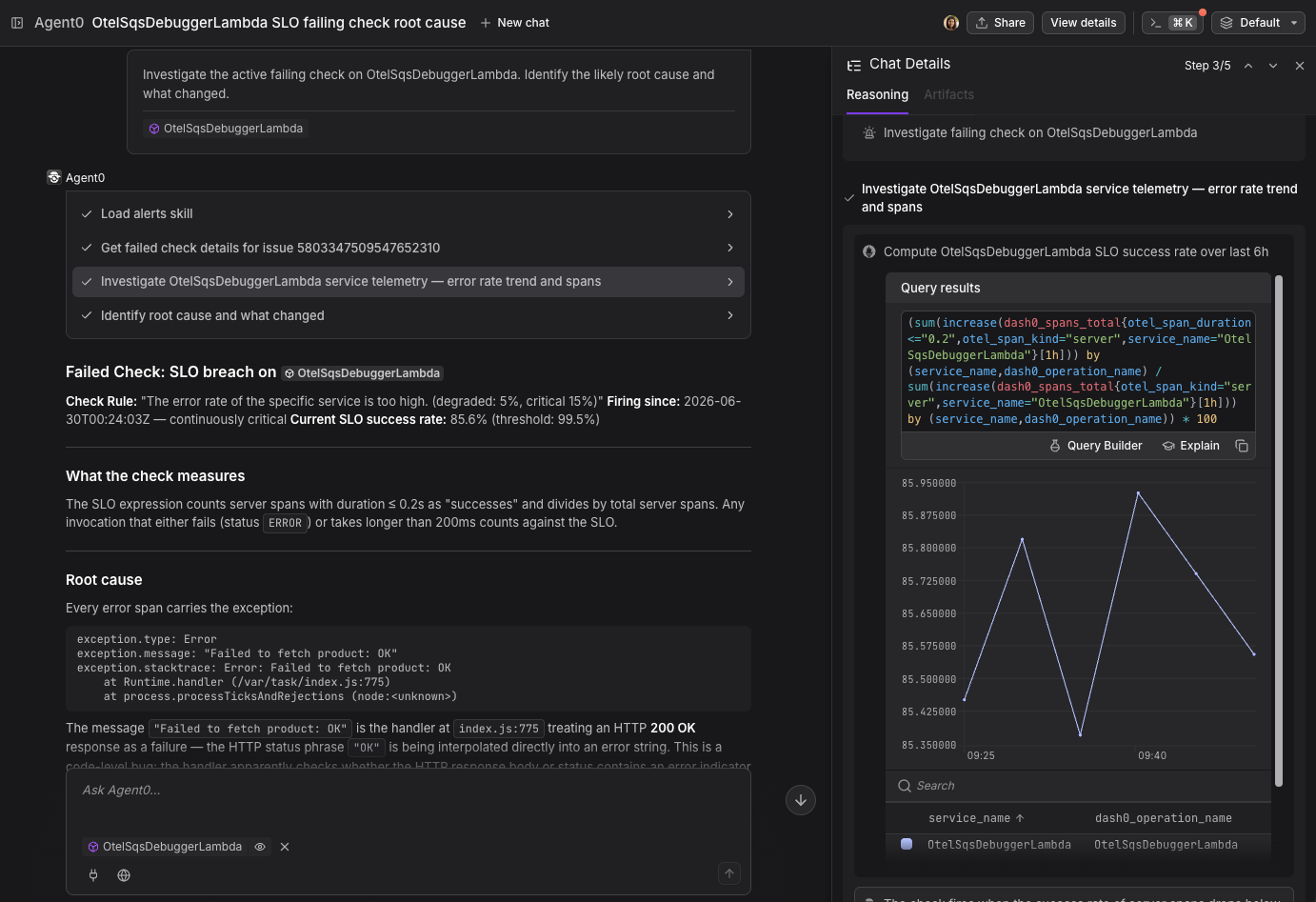 Agent0 Chat overview