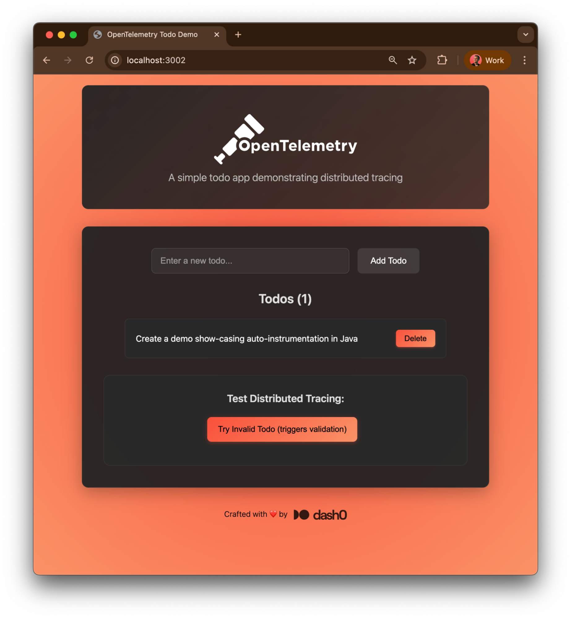 OpenTelemetry Auto-instrumentation in Java · Dash0