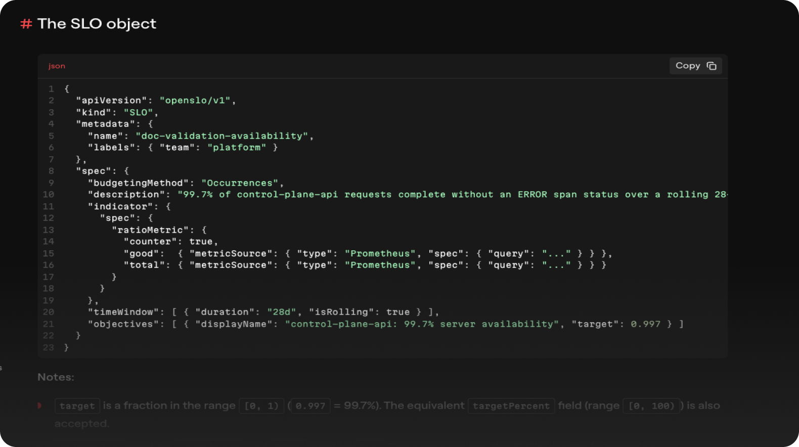 OpenSLO, in your IaC