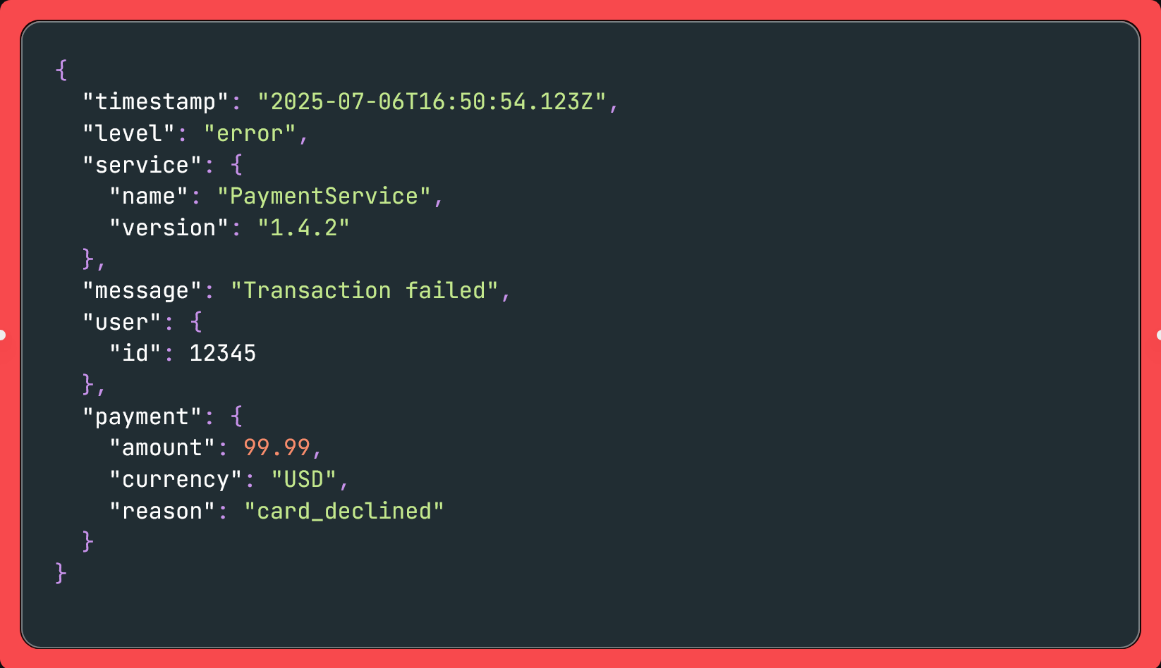 JSON Logging: A Quick Guide for Engineers · Dash0