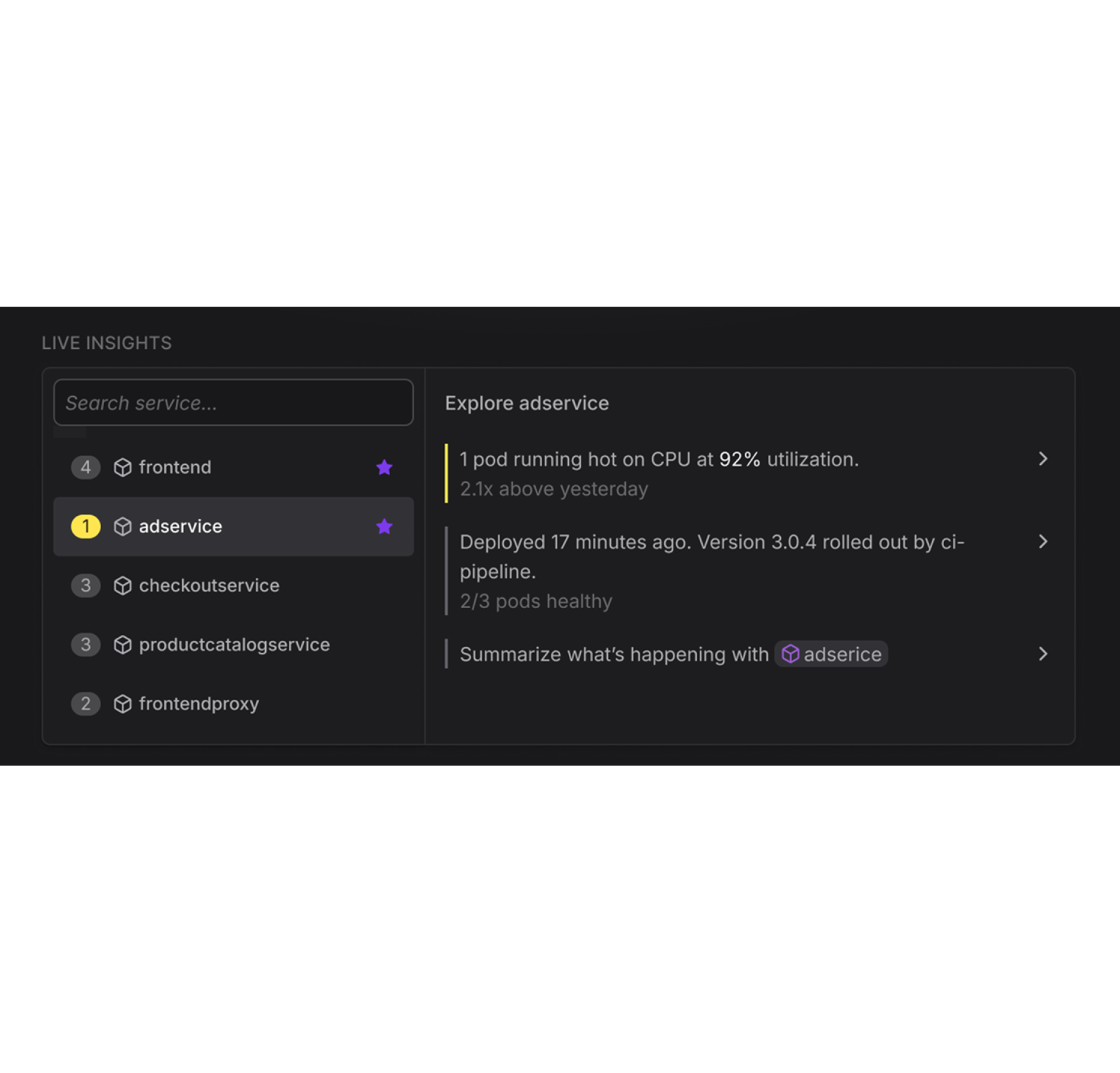 Check deployment health