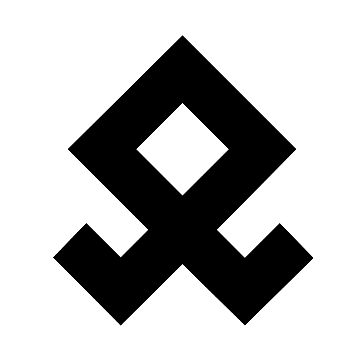 Othala Rune with Serifs