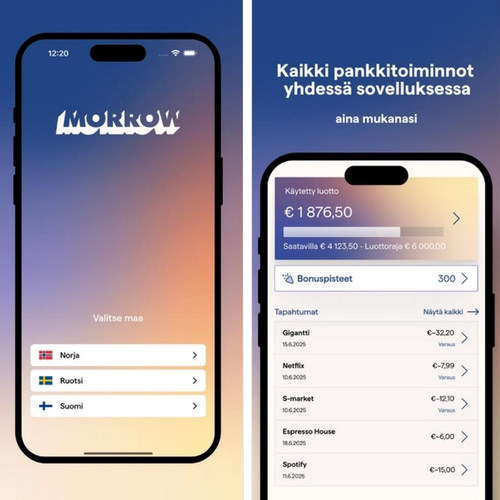 Morrow Bankin mobiilisovellus