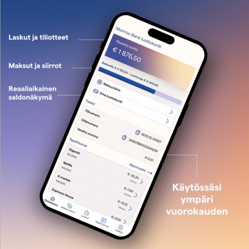 Morrow Bankin mobiilisovellus