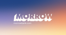 Morrow Bank logo on purple gradient