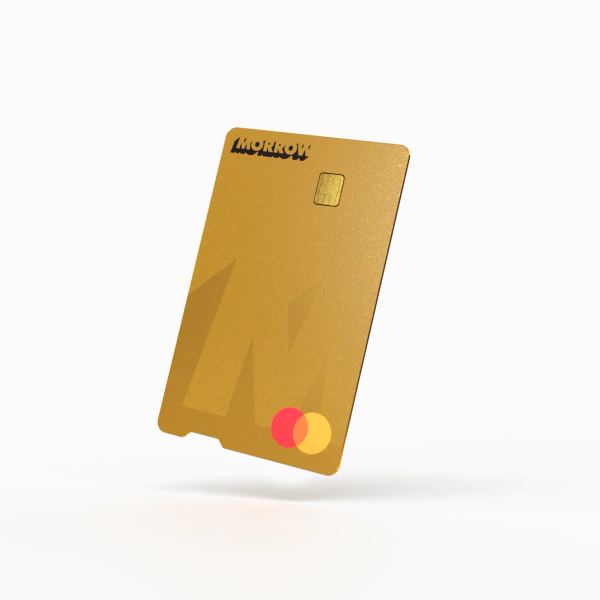 Morrow Bankin kultainen luottokortti.