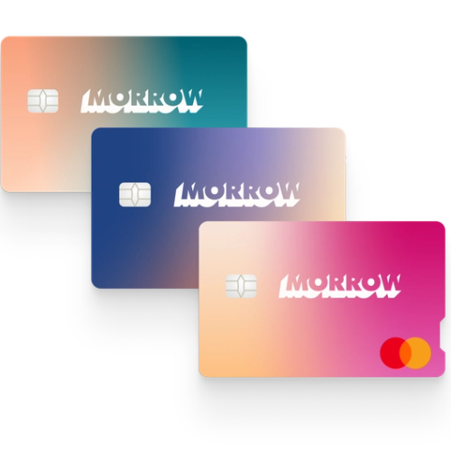 Morrow Bank Mastercard kommer i tre forskjellige design