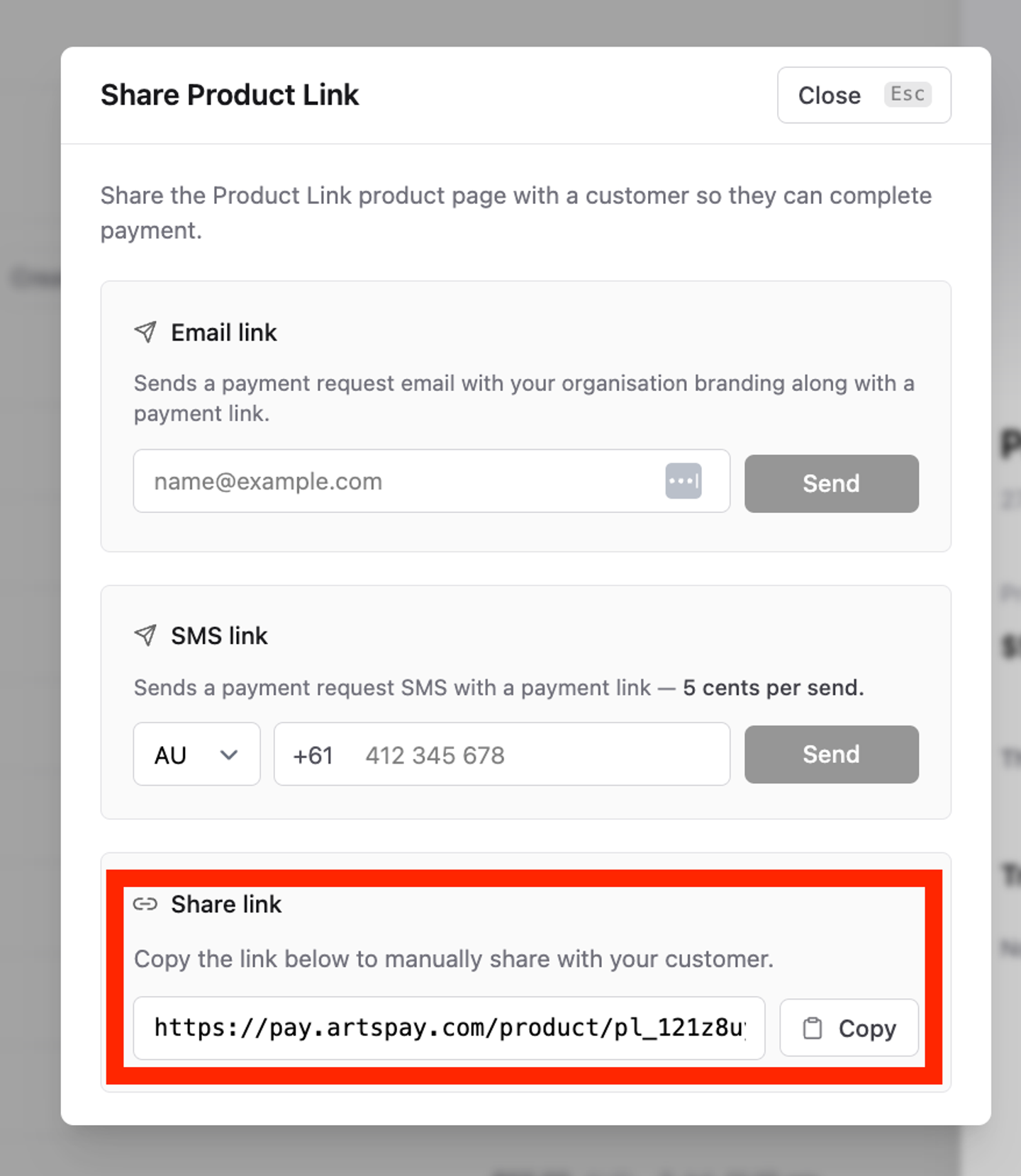 Product links
