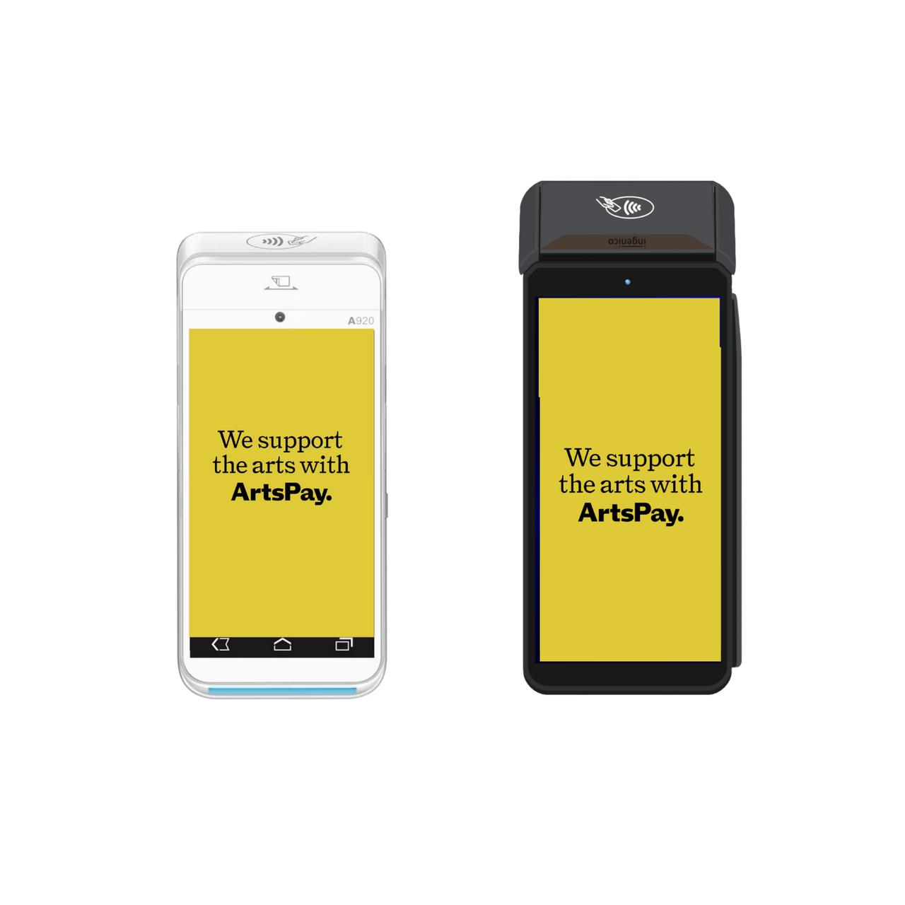 Payment terminals for in-store.