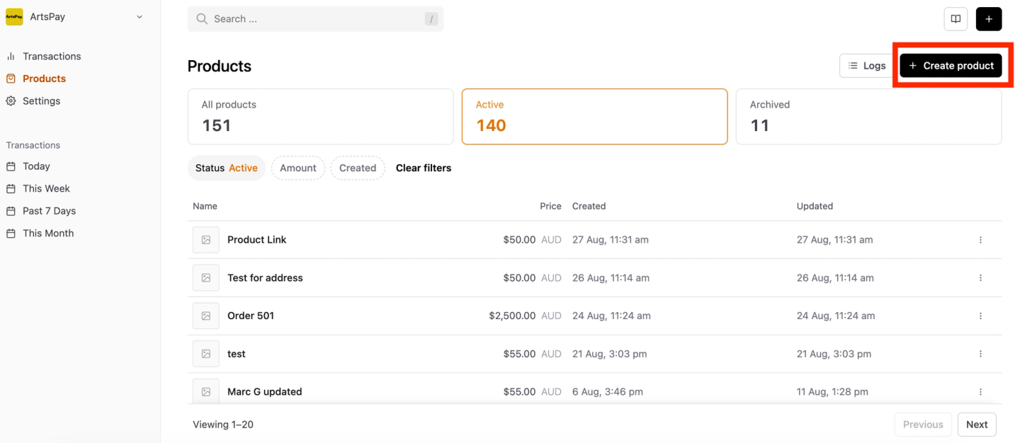 Product links