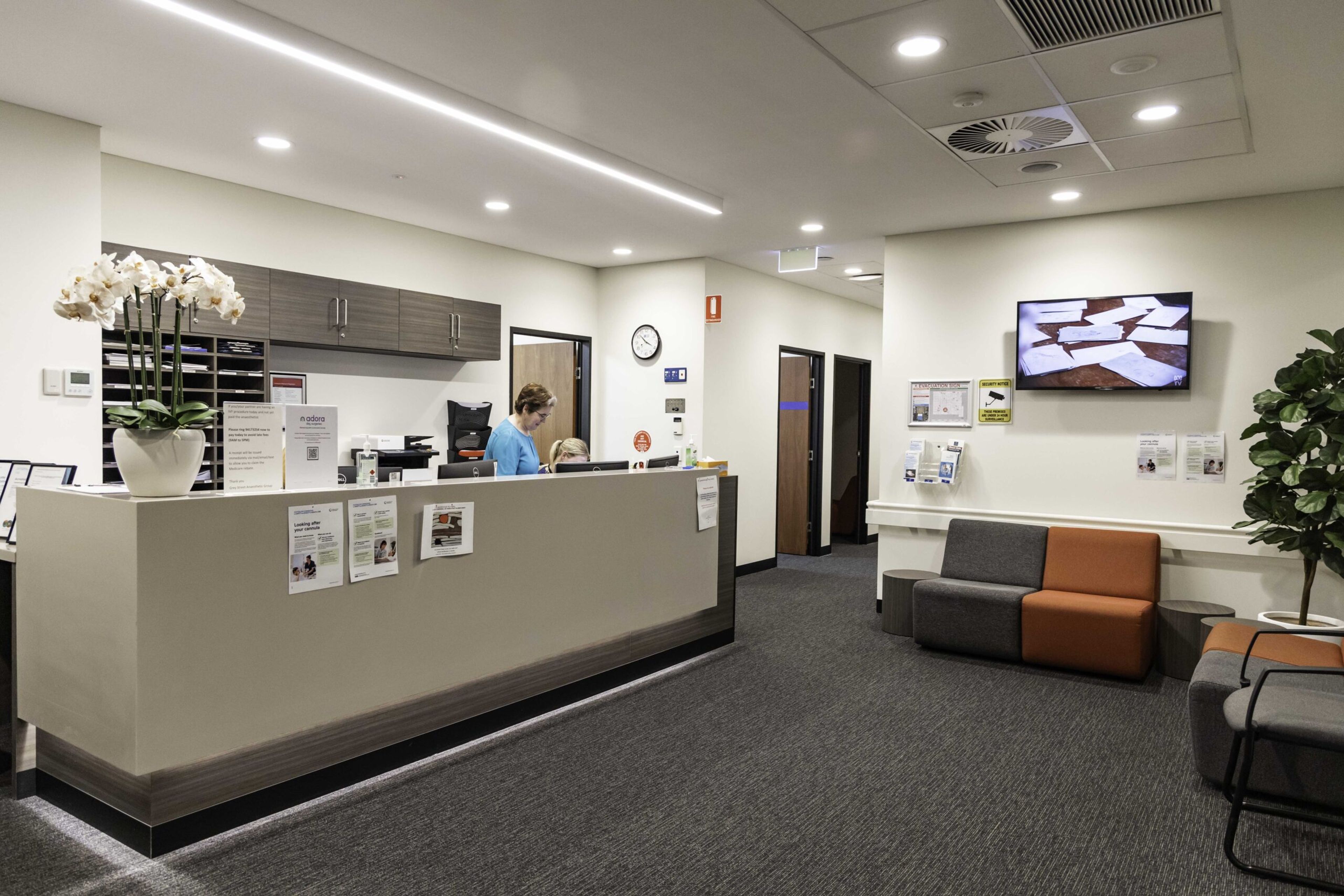 Greensborough clinic reception