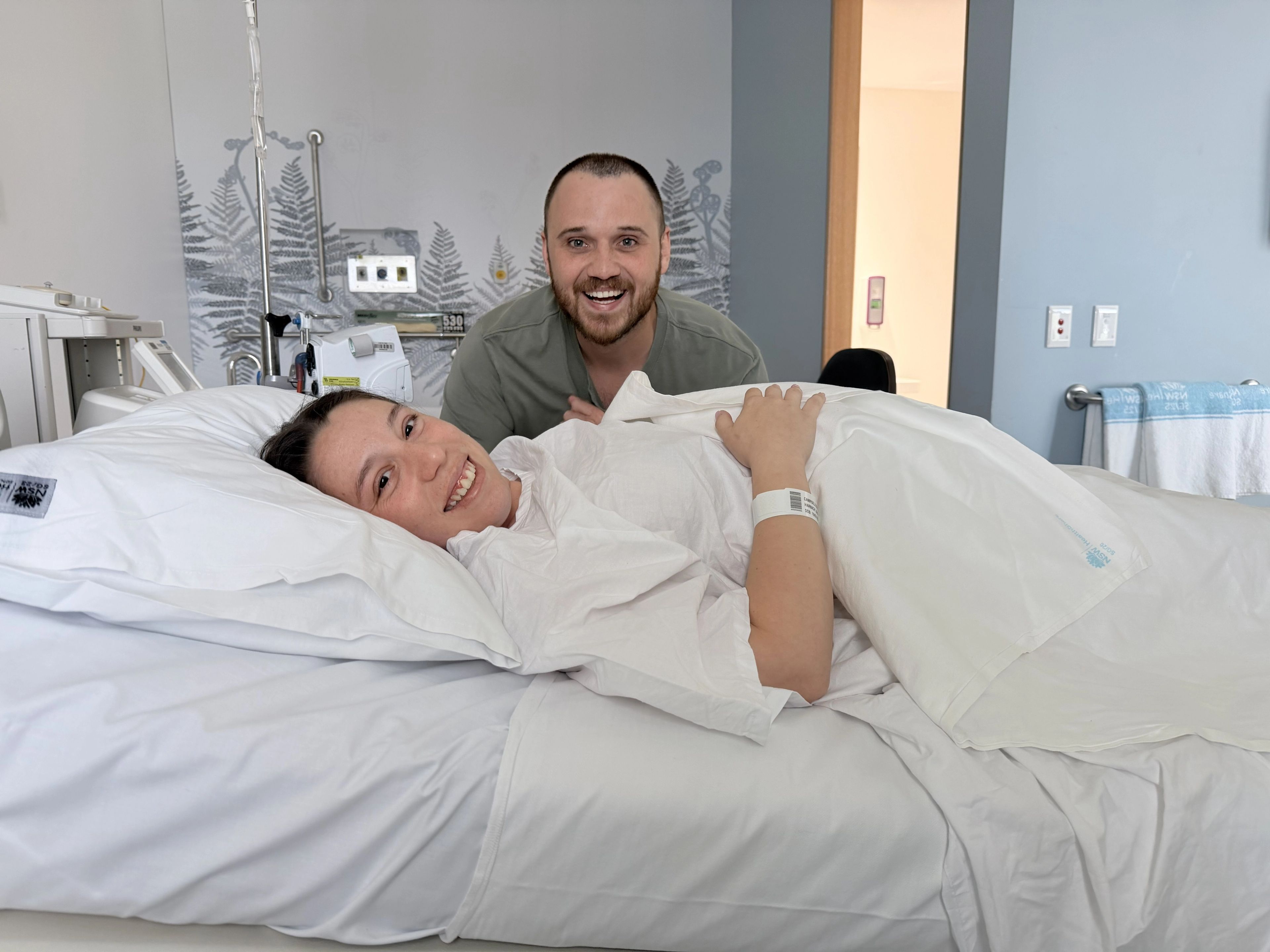 Narellan couple Belinda and Joshua welcome their Christmas miracle baby, Cleo
