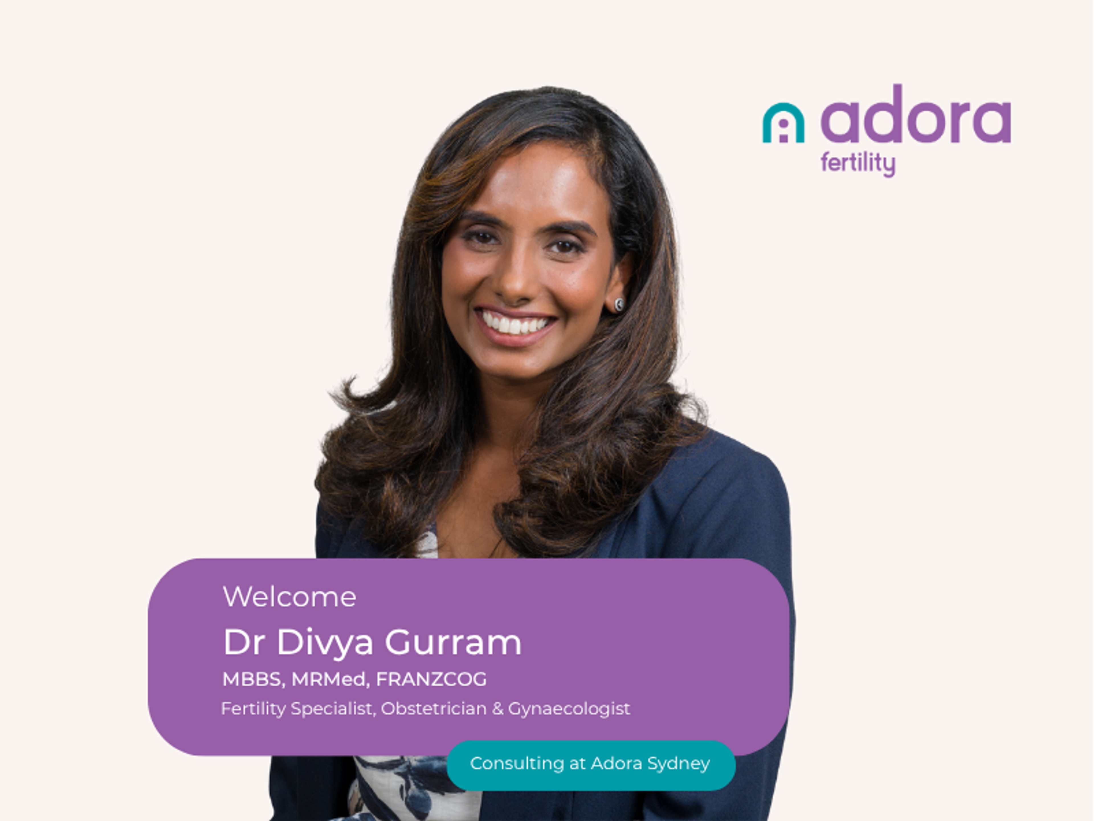 Dr Divya Gurram, Fertility Specialist, Obstetrician and Gynaecologist.