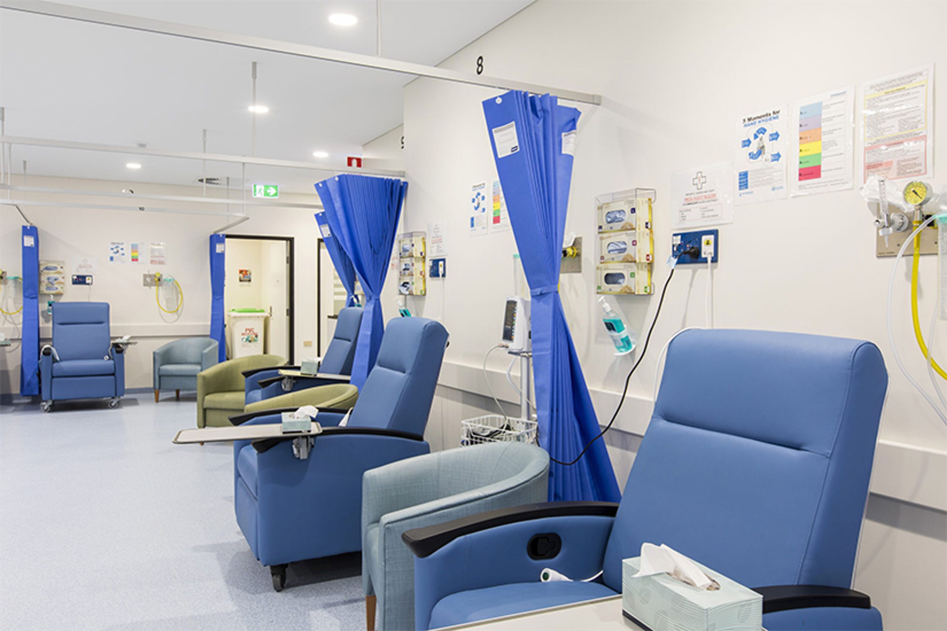 Internal view of the day surgery facility 