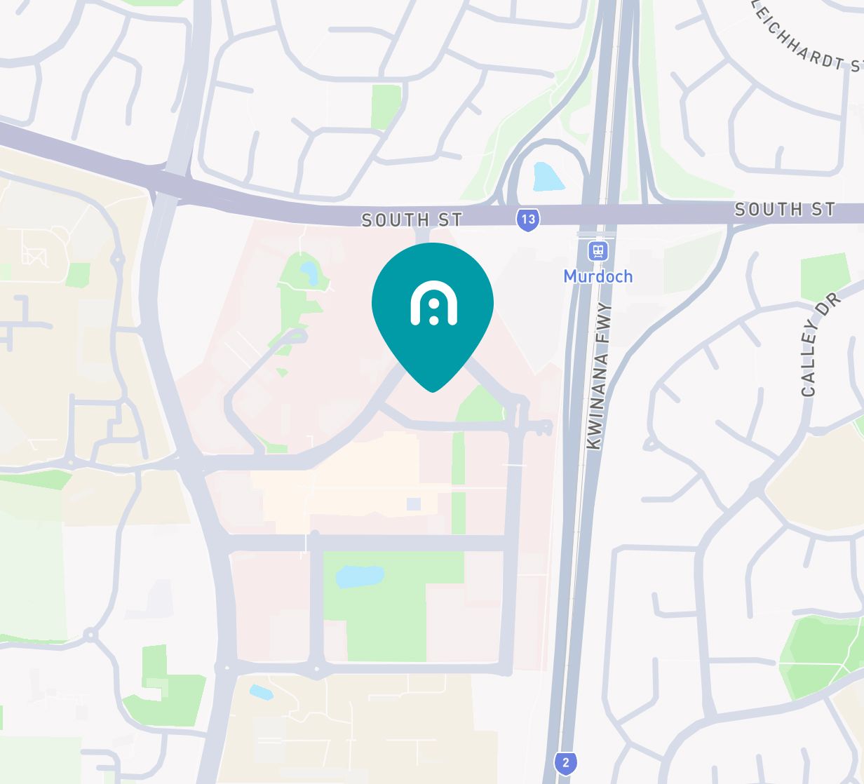 Map showing Murdoch location