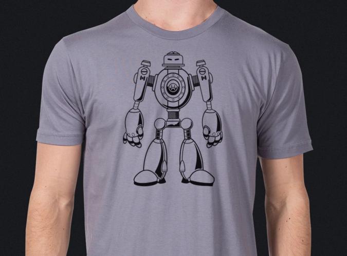 Robot t-shirt Illustration