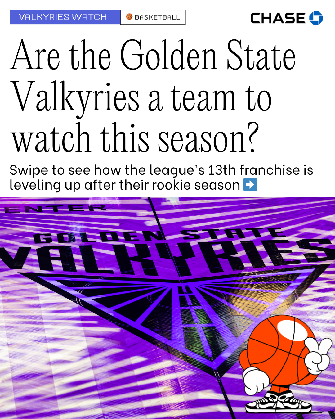 Drop a 💜 if you’re cheering for the Valkyries this season.⁣