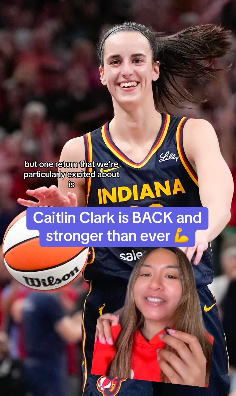 Indiana Fever star Caitlin Clark is back in action and ready to heat up the court.