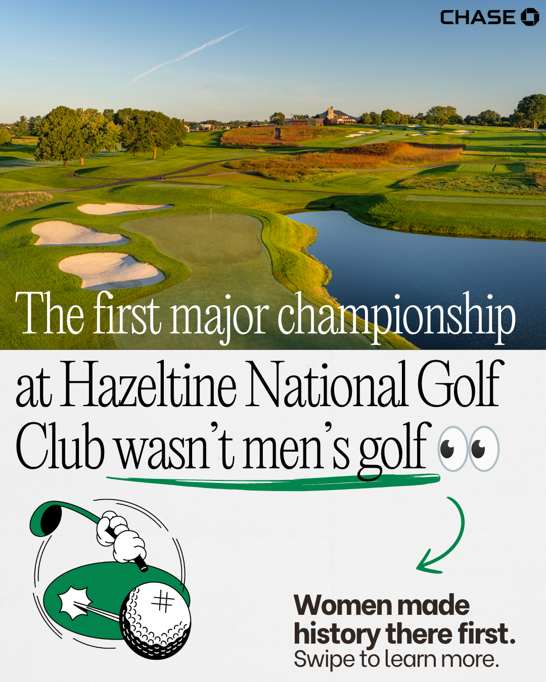 Plot twist: one of golf's biggest championships belonged to women first. 👀