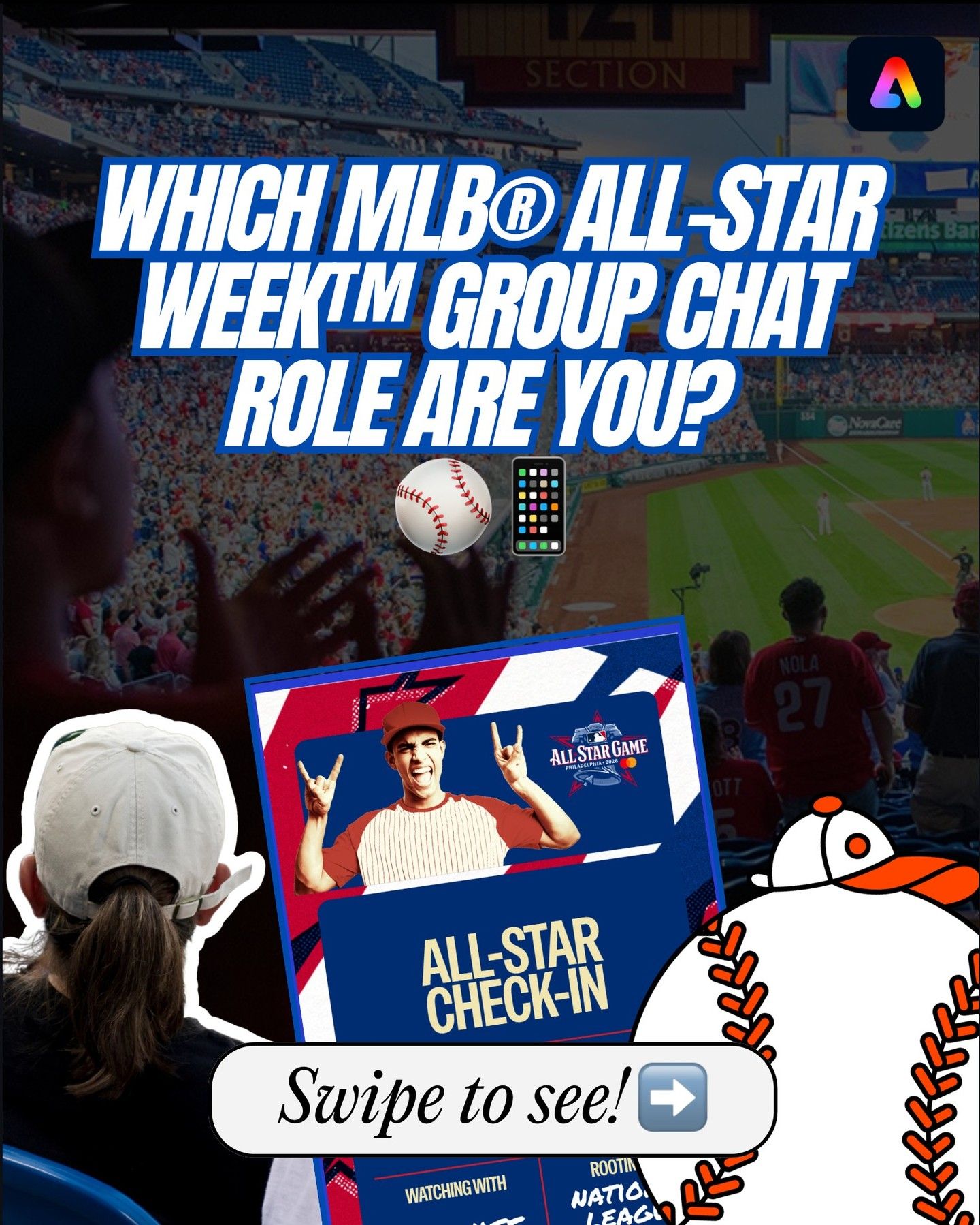 Swipe through to find out and get MLB All-Star Week ready. ⚾ 