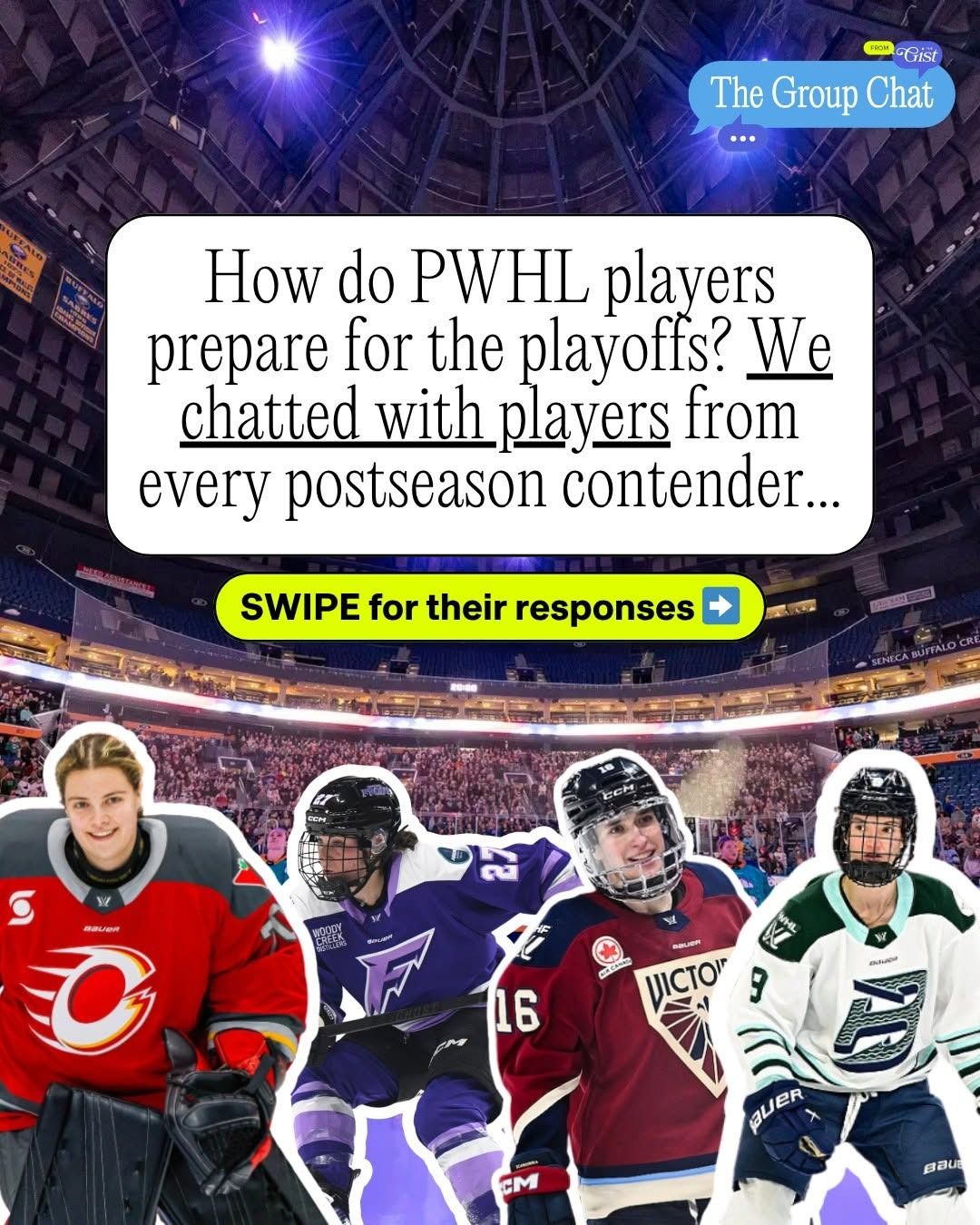 We asked players from every playoff team one important question: How do you lock in before the biggest game of your life? 👀⁣⁣ 