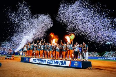 Texas softball repeats as NCAA champions