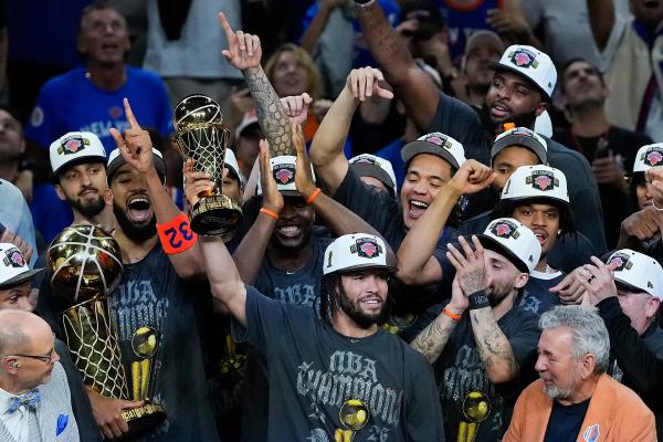 The NY Knicks are NBA champs for the first time in 53 years
